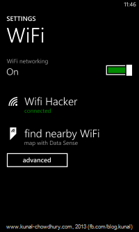 Find nearby WiFi in Amber update
