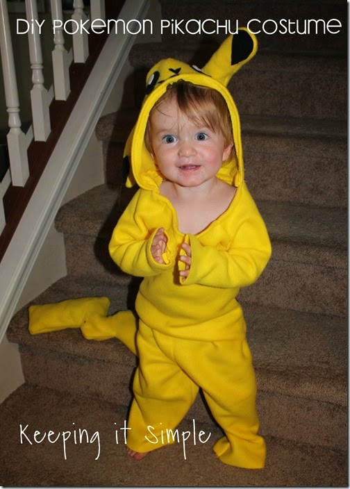 Keeping it Simple: DIY Pokemon Pikachu Costume