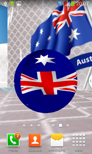 Australia 3D Globe