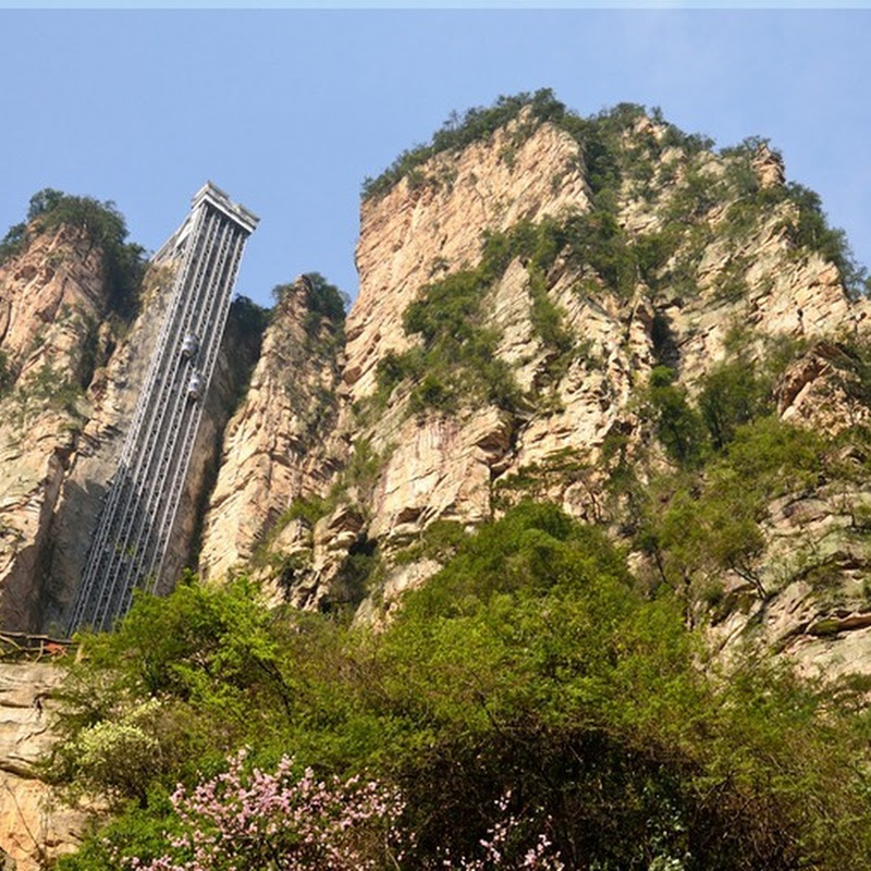 Bailong Elevator: An Elevator Built Into the Side of a Mountain ...