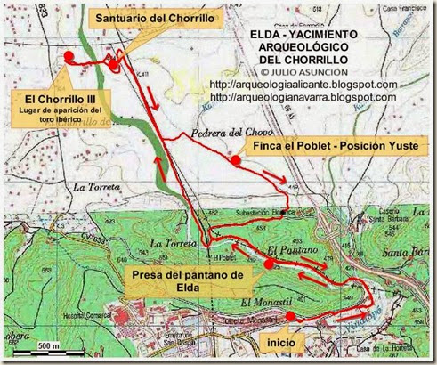 Mapa ruta El Chorrillo