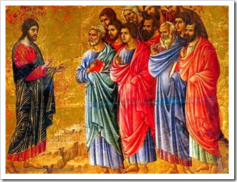 Jesus com os apostolos