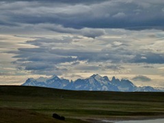 Torres del Paine in the distance.