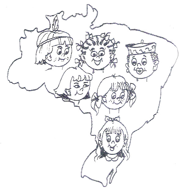 mapa do brasil para colorir