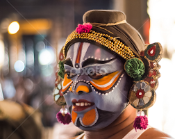 Kattai Koothu Artist by Balasubramanian Velu -  