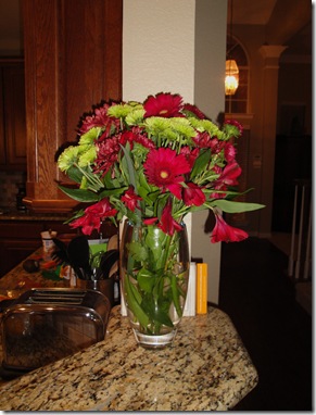 7.  Flowers from Laura