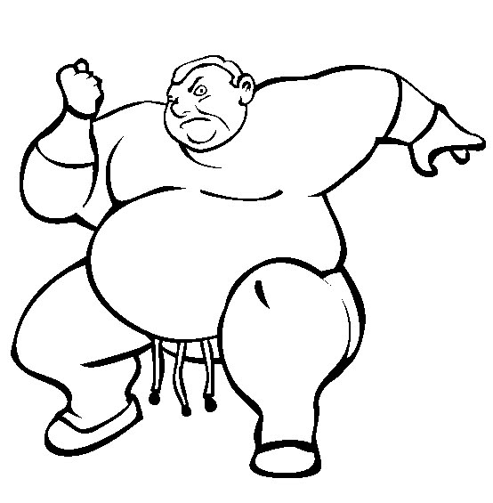 SUMO COLORING PAGES