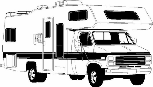 Download MOTORHOME COLORING PAGE