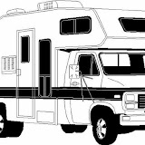 Download MOTORHOME COLORING PAGE