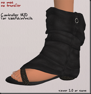 Pelletteria Morrisey - Slouch Sandals Black_