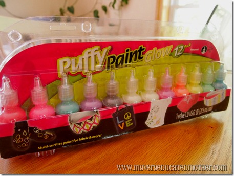 @mvemother Puffy Paint Glow 12 pack #iLoveToCreate