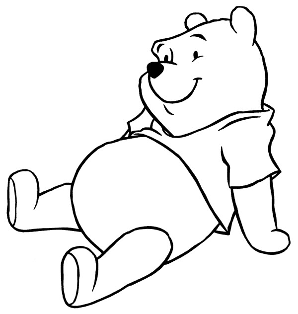 Dibujos Para Colorear De Oso Pooh Y Sus Amigos Pintar Al Oso Pooh