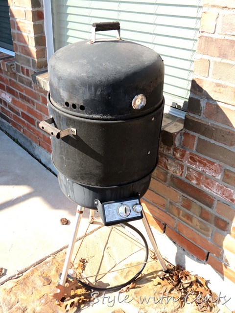 high heat rustoleum spray paint to restore bbq grill smoker 1