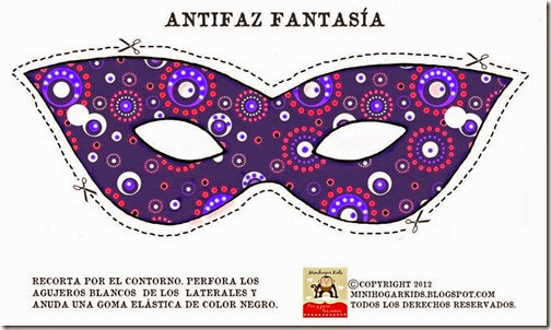 Antifaz Para Imprimir Carnaval Blog De Imágenes