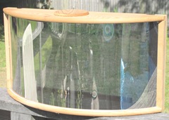 mirrored window bird feeder