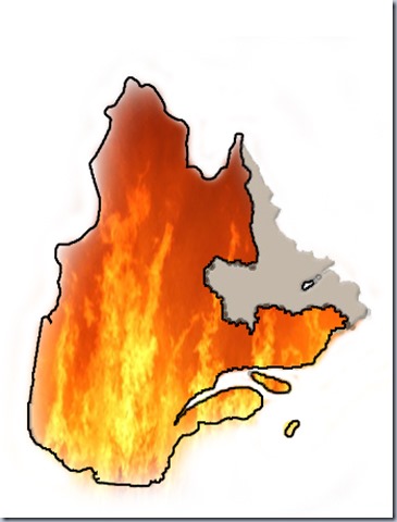 Québec brûle