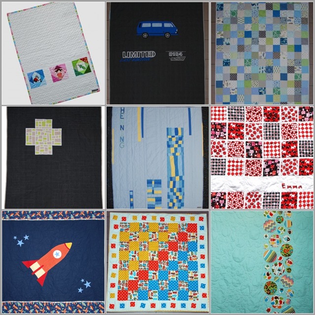 Mosaic 1 year blogiversary quilts