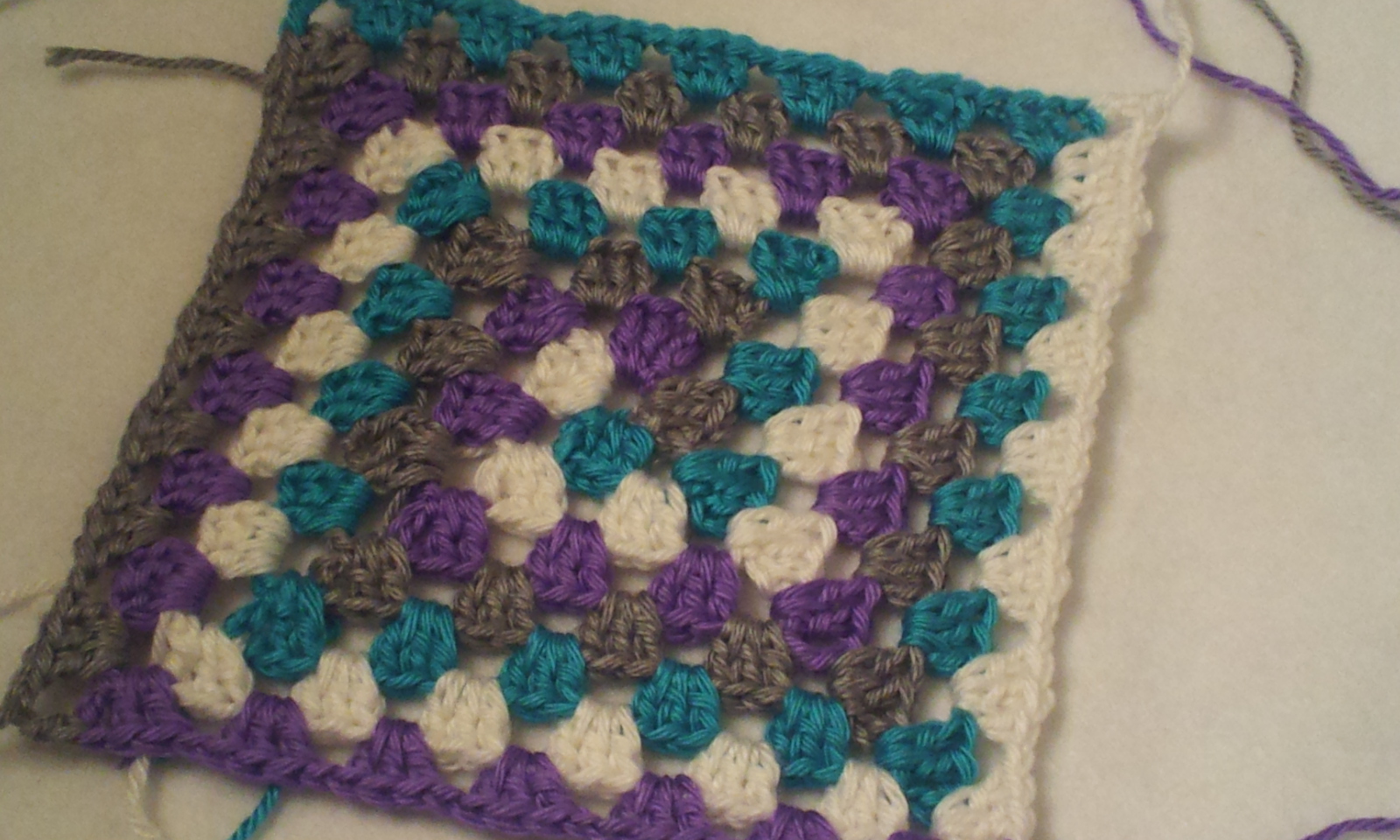Spiral Granny Square Crochet