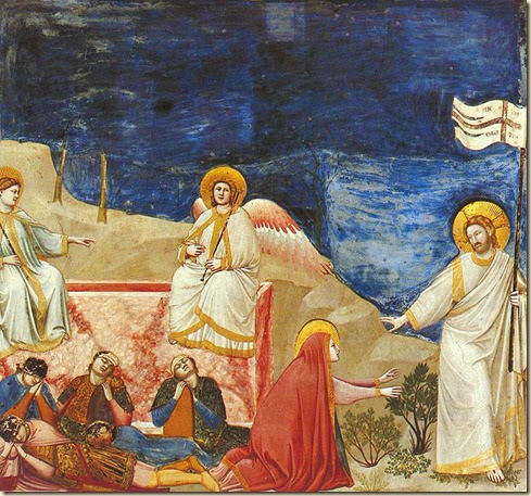 Giotto - Scrovegni - [37] - Resurrection (Noli me tangere)