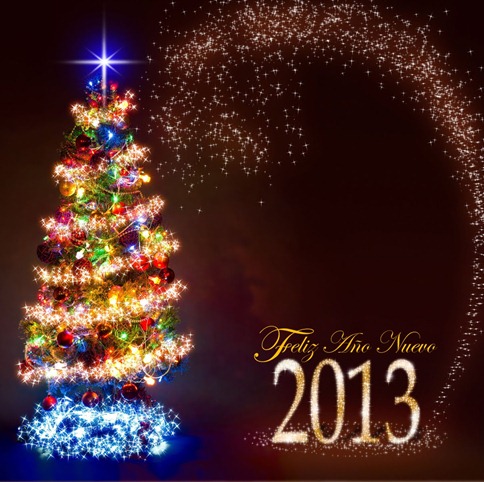 postal-de-Navidad-con-pinito-y-luces-de-colores-con-mensaje-de-feliz-a%25C3%25B1o-nuevo-2013