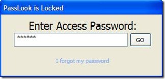 PassLook protetto con master password