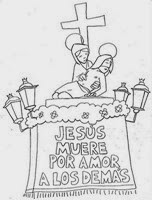 ultima cena dibujos colorear (4)