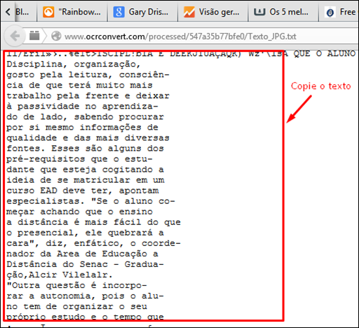 OCR Online - serviços gratuitos para extrair textos de arquivos digitalizados - Visual Dicas