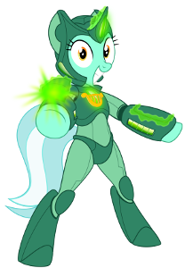 Lyra preparing herself to take down the monster that is Ponychan.