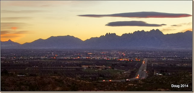 Sunrise over Las Cruces