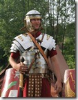 Roman Legionary wearing 1st century armor