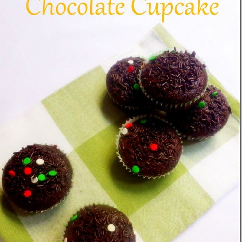 Eggless Butterless Chocolate Cupcakes