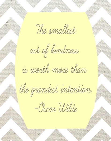 smallest act of kindness