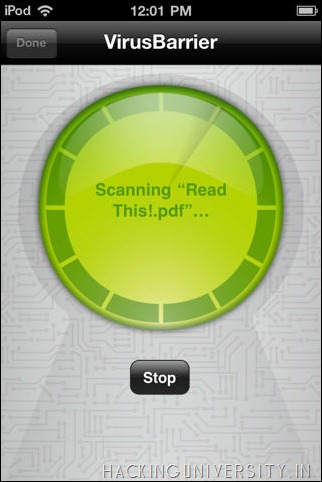 Scan your iPhone,iPad for Viruses