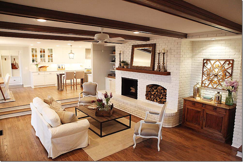 Fixer Upper Living Room Before and After - Cindy Hattersley Design