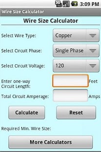 Free Wire Size Calculator APK for Android