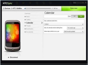 HTC Sync Software