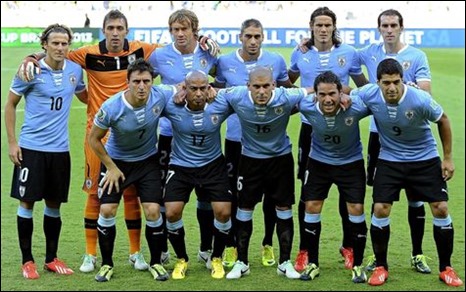 Convoados Selección de Uruguay para Mundial Brasil 2014
