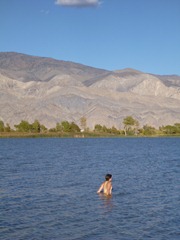 Swimming in Lone Pine, CA
