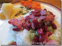 WWII red beans & ham - The Backyard Farmwife