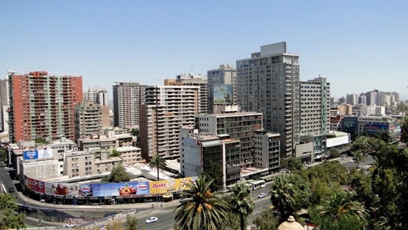 Vista do Cerro Santa Lucía