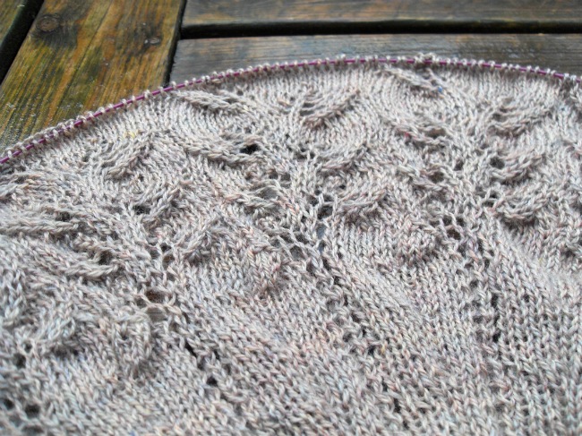 Through the Loops Mystery Shawl 2012 - Clue#3