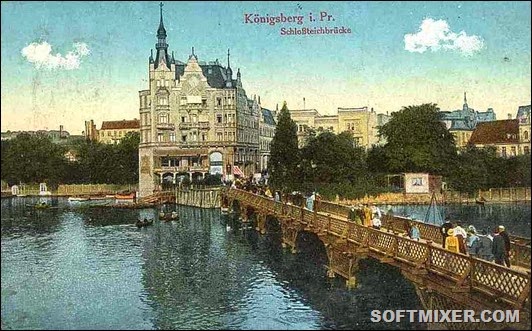 800px-Schlossteichbrücke_Königsberg