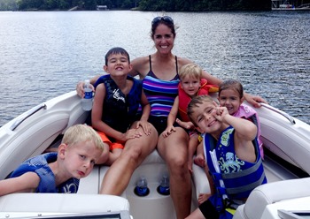alisha and kids on boat (1 of 1)