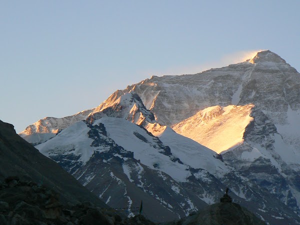 Imagini Tibet: rasarit pe Everest