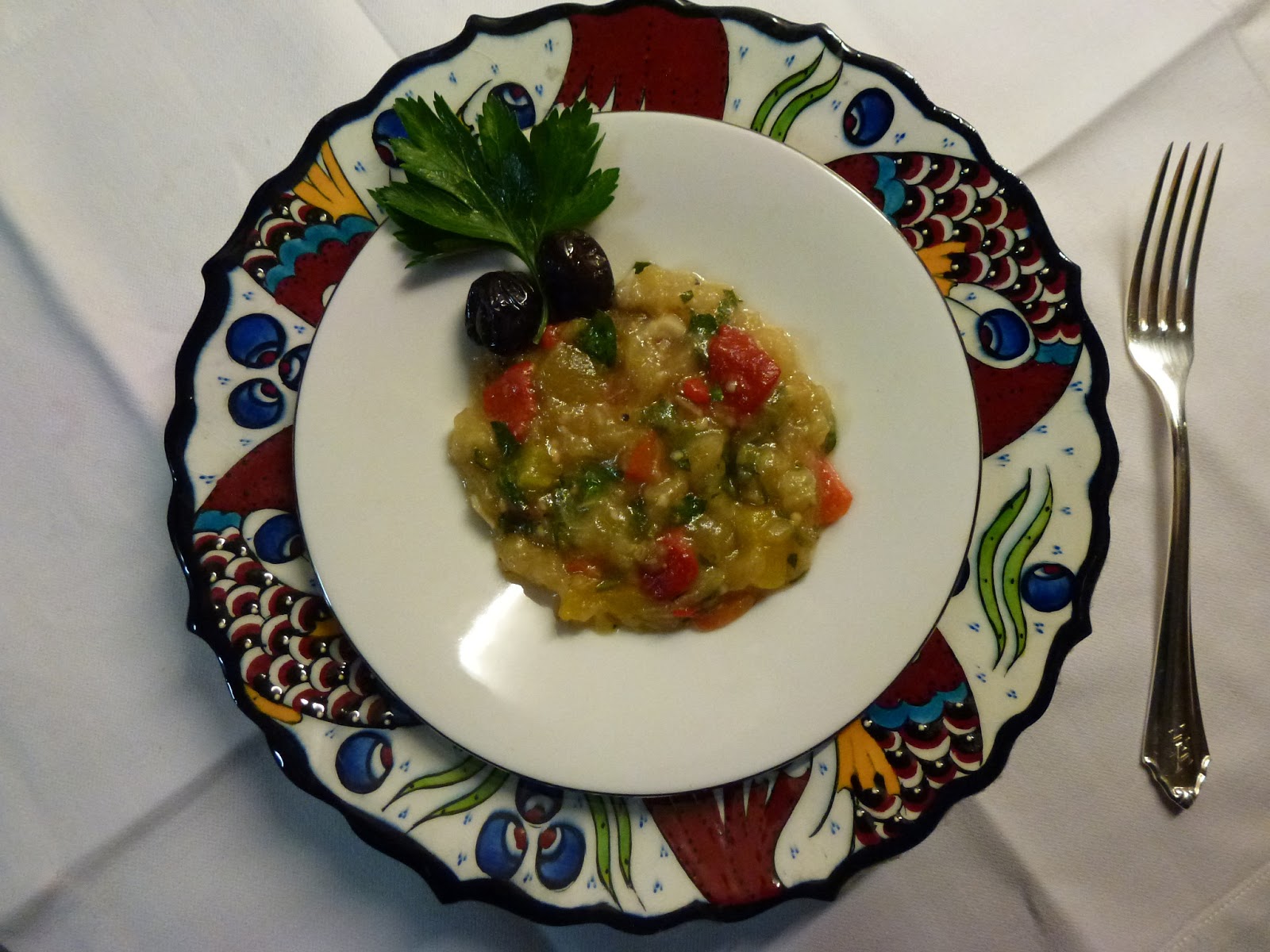 Vegan Oriental: Auberginensalat - Patlican salata
