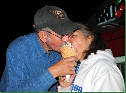 26 - Sherry and David Sharing Ice Cream