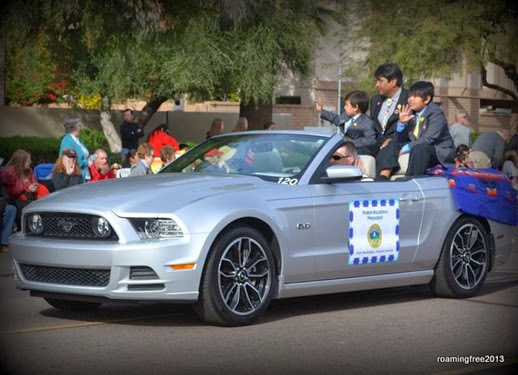 Mustangs to carry the parade VIPs