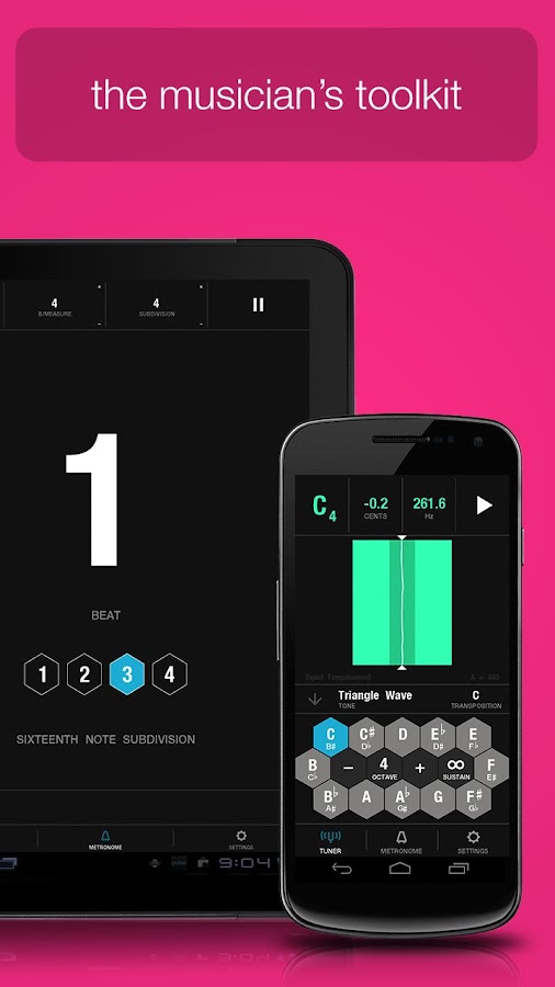 Tunable: Tuner, Metronome, Rec - screenshot