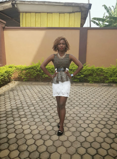 Peplum and pencil skirt 2