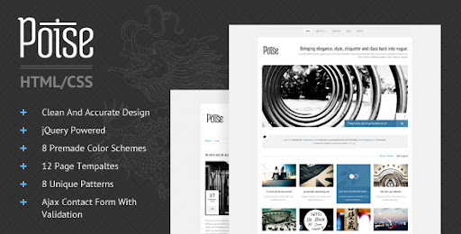 Poise - HTML/CSS - Photography Creative